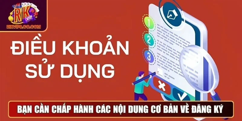 Bạn cần chấp hành các nội dung cơ bản về đăng ký